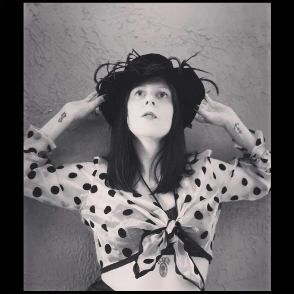 VTG 60’s CHRISTIAN DIOR Black Velvet Feather Hat